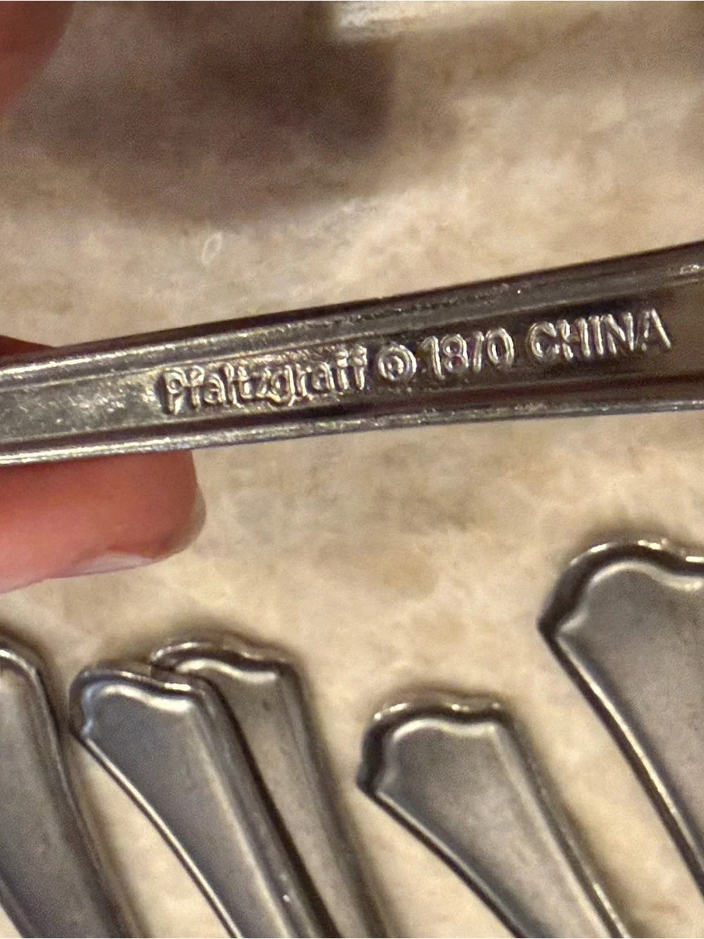 Pfaltzgraf 18/10 stainless flatware